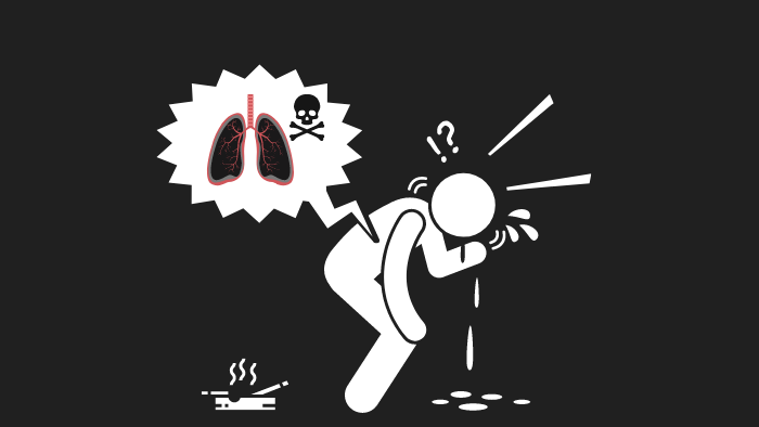 コンスタンティンの肺癌をイメージした画像
